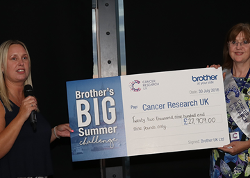 Brother UK and Partners Raise Over £22,000 for Charity